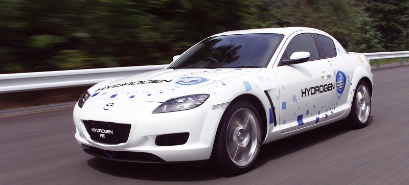Illustration for article titled Mazda Once Built A Rotary Miata Powered By Miraculous Science-Fuel